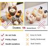 imageKatbite Tulip Cupcake Liners Holders 200PCS Muffin Baking Cups Cupcake Wrapper for Party Wedding Birthday ChristmasBrown