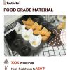 imageKatbite Tulip Cupcake Liners Holders 200PCS Muffin Baking Cups Cupcake Wrapper for Party Wedding Birthday ChristmasBrown