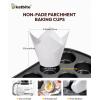 imageKatbite Tulip Cupcake Liners Holders 200PCS Muffin Baking Cups Cupcake Wrapper for Party Wedding Birthday ChristmasWhite