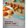 imageSilicone Baking Mat Katbite Large Baking Mat Set of 32 Half Sheets Mats 11 58quot x 16 12quot  1 Quarter Baking Sheets Reusable ampamp Nonstick Bakeware Mats for Cookies Macarons Bread and PastryDark Blue