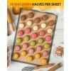 imageSilicone Baking Mat Katbite Large Baking Mat Set of 32 Half Sheets Mats 11 58quot x 16 12quot  1 Quarter Baking Sheets Reusable ampamp Nonstick Bakeware Mats for Cookies Macarons Bread and Pastry2Pack