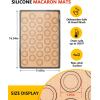 imageSilicone Baking Mat Katbite Large Baking Mat Set of 32 Half Sheets Mats 11 58quot x 16 12quot  1 Quarter Baking Sheets Reusable ampamp Nonstick Bakeware Mats for Cookies Macarons Bread and Pastry2Pack