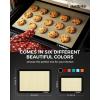 imageSilicone Baking Mat Katbite Large Baking Mat Set of 32 Half Sheets Mats 11 58quot x 16 12quot  1 Quarter Baking Sheets Reusable ampamp Nonstick Bakeware Mats for Cookies Macarons Bread and PastryBlack