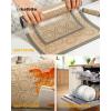 imageSilicone Baking Mat Katbite Large Baking Mat Set of 32 Half Sheets Mats 11 58quot x 16 12quot  1 Quarter Baking Sheets Reusable ampamp Nonstick Bakeware Mats for Cookies Macarons Bread and PastryGray 5 Pack