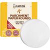 imageKatbite 200Pcs 9 Inch Parchment Paper Rounds Unbleached ampamp Nonstick Precut Parchment Circles for Cheesecake Spring Pans StorageFreezing Hamburger Patties7inch200