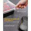 image9x13 Heavy Duty Aluminum Pans with Lids 10 Set 95 lb Extra Thick Blackgold Aluminum Foil Pans for Cooking Heating Meal Prep Storage Freezer and Takeout