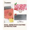 imageKatbite 120 Sheets Christmas PopUp Dry GreaseResistant Checkered Deli Paper 12x1075quot quotWax Paper Sheets for Food Burritos or SandwichesRed120sheets
