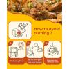imageKatbite 120Pcs 65 Inch Air Fryer Disposable Paper Liner Unbleached Nonstick Air Fryer Parchment PaperNatural Food Grade Parchment Paper for Air Fryer
