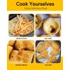 imageKatbite 200Pcs 75 In Air Fryer Liners Parchment Paper for Air Fryer Unbleached Disposable Air Fryer Liners Paper Sheets Square for Air Fryer Steaming Basket Oven BakingWhite