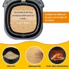 imageKatbite 200Pcs 75 In Air Fryer Liners Parchment Paper for Air Fryer Unbleached Disposable Air Fryer Liners Paper Sheets Square for Air Fryer Steaming Basket Oven BakingBrown