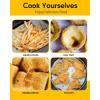 imageKatbite 200Pcs 75 In Air Fryer Liners Parchment Paper for Air Fryer Unbleached Disposable Air Fryer Liners Paper Sheets Square for Air Fryer Steaming Basket Oven BakingWhite