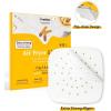 imageKatbite 200Pcs 75 In Air Fryer Liners Parchment Paper for Air Fryer Unbleached Disposable Air Fryer Liners Paper Sheets Square for Air Fryer Steaming Basket Oven BakingWhite