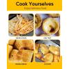 imageKatbite 200Pcs 75 In Air Fryer Liners Parchment Paper for Air Fryer Unbleached Disposable Air Fryer Liners Paper Sheets Square for Air Fryer Steaming Basket Oven BakingWhite