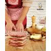 imageKatbite 200Pcs 9x13 inch Heavy Duty Unbleached Parchment Paper Parchment Paper Sheets for Baking Cookies Cooking Frying Air Fryer Grilling Rack Oven9x13 Inch6x6300