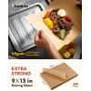 imageKatbite 200Pcs 9x13 inch Heavy Duty Unbleached Parchment Paper Parchment Paper Sheets for Baking Cookies Cooking Frying Air Fryer Grilling Rack Oven9x13 Inch9x13350