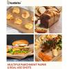 imageKatbite 200Pcs 9x13 inch Heavy Duty Unbleached Parchment Paper Parchment Paper Sheets for Baking Cookies Cooking Frying Air Fryer Grilling Rack Oven9x13 Inch12x16400