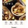 imageKatbite Air Fryer Liners Disposable  8 inch Square NonStick Airfryer Paper Liners Unbleached Parchment Paper for 5 to 8 Qt Basket Frying Baking Cooking Roasting Easy Cleanup 130pcs8Square
