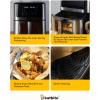 imageKatbite Air Fryer Liners Disposable  8 inch Square NonStick Airfryer Paper Liners Unbleached Parchment Paper for 5 to 8 Qt Basket Frying Baking Cooking Roasting Easy Cleanup 130pcs8Square