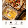 imageKatbite Air Fryer Liners Disposable  8 inch Square NonStick Airfryer Paper Liners Unbleached Parchment Paper for 5 to 8 Qt Basket Frying Baking Cooking Roasting Easy Cleanup 130pcs855Rectangle