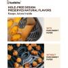 imageKatbite Air Fryer Parchment Paper Liners 180cs Airfryer Liners Disposable 9x11 Inch Perforated Parchment Paper Sheets Basket Liner Accessories For Toaster ovenAir Fryer Fit Cuisinart Ninja Foodi9x11 Inch 100 Pcs