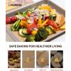 imageKatbite Air Fryer Parchment Paper Liners 180cs Airfryer Liners Disposable 9x11 Inch Perforated Parchment Paper Sheets Basket Liner Accessories For Toaster ovenAir Fryer Fit Cuisinart Ninja Foodi9x11 Inch 100 Pcs