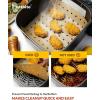 imageKatbite Air Fryer Parchment Paper Liners 180cs Airfryer Liners Disposable 9x11 Inch Perforated Parchment Paper Sheets Basket Liner Accessories For Toaster ovenAir Fryer Fit Cuisinart Ninja Foodi9x11 Inch 180 Pcs