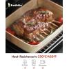 imageKatbite Air Fryer Parchment Paper Liners 180cs Airfryer Liners Disposable 9x11 Inch Perforated Parchment Paper Sheets Basket Liner Accessories For Toaster ovenAir Fryer Fit Cuisinart Ninja Foodi9x11 Inch 100 Pcs
