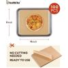 imageKatbite Air Fryer Parchment Paper Liners 180cs Airfryer Liners Disposable 9x11 Inch Perforated Parchment Paper Sheets Basket Liner Accessories For Toaster ovenAir Fryer Fit Cuisinart Ninja Foodi9x11 Inch 100 Pcs