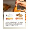 imageKatbite Heavy Duty Parchment Paper Roll for Baking 15 in x 210 ft 260 SqFt Baking Paper with Slide Cutter Easy to Cut ampamp Nonstick Cooking Paper for Bread Cookies Air Fryer Steaming Grilling