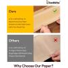 imageKatbite Heavy Duty Parchment Paper Roll for Baking 15 in x 210 ft 260 SqFt Baking Paper with Slide Cutter Easy to Cut ampamp Nonstick Cooking Paper for Bread Cookies Air Fryer Steaming Grilling