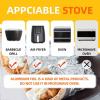 imageKatbite Non Stick Aluminum Foil Roll 12 Inch 158 SqFt Grilling Foil Wrap for Cooking Roasting BBQ Baking Catering with OneSide NonStick Coating