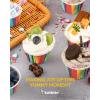 imageKatbite Parchment Cupcake Liners Standard Size 150PCS Christmas Cupcake Liners Muffin Baking Liners Heavy Duty Greaseproof Wrappers for Bakery Birthday PartyRainbow200pcs