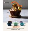 imageKatbite Silicone Cupcake Liners 24 Pack  Nonstick Silicone Muffin Liners Set Thick ampamp Heavy Duty Cupcake Molds  Perfect for Party Halloween Christmas Bakery Supplies MulticolorSoft Pale 24