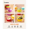 imageKatbite Silicone Cupcake Liners 24 Pack  Nonstick Silicone Muffin Liners Set Thick ampamp Heavy Duty Cupcake Molds  Perfect for Party Halloween Christmas Bakery Supplies MulticolorRainbow Color 24