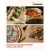 imageKatbite Unbleached Parchment Paper Roll 15in x 242ft 300 SqFt NonStick with Serrated Cutter for Baking Cooking Air Fryer15x242B