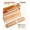 imageKatbite Unbleached Parchment Paper Roll 15in x 242ft 300 SqFt NonStick with Serrated Cutter for Baking Cooking Air Fryer15x242B