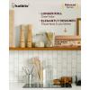 imageKatbite Unbleached Parchment Paper Roll 15in x 242ft 300 SqFt NonStick with Serrated Cutter for Baking Cooking Air FryerBrown