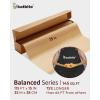 imageKatbite Unbleached Parchment Paper Roll 15in x 242ft 300 SqFt NonStick with Serrated Cutter for Baking Cooking Air FryerBrown