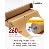 imageKatbite Unbleached Parchment Paper Roll 15in x 242ft 300 SqFt NonStick with Serrated Cutter for Baking Cooking Air FryerBrown