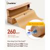 imageKatbite Unbleached Parchment Paper Roll 15in x 242ft 300 SqFt NonStick with Serrated Cutter for Baking Cooking Air FryerBrown
