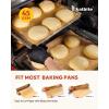 imageKatbite Unbleached Parchment Paper Roll 15in x 242ft 300 SqFt NonStick with Serrated Cutter for Baking Cooking Air FryerBrown