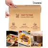 imageKatbite Unbleached Parchment Paper Roll 15in x 242ft 300 SqFt NonStick with Serrated Cutter for Baking Cooking Air FryerBrown