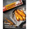 imageKatbite Unbleached Parchment Paper Roll 15in x 242ft 300 SqFt NonStick with Serrated Cutter for Baking Cooking Air FryerWhite