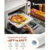 imageKatbite Unbleached Parchment Paper Roll 15in x 242ft 300 SqFt NonStick with Serrated Cutter for Baking Cooking Air FryerWhite
