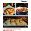 imageKatbite Unbleached Parchment Paper Roll 15in x 242ft 300 SqFt NonStick with Serrated Cutter for Baking Cooking Air FryerWhite