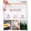 imageKatbite Unbleached Parchment Paper Roll 15in x 242ft 300 SqFt NonStick with Serrated Cutter for Baking Cooking Air FryerWhite
