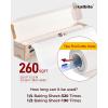 imageKatbite Unbleached Parchment Paper Roll 15in x 242ft 300 SqFt NonStick with Serrated Cutter for Baking Cooking Air FryerWhite