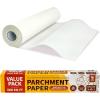 imageKatbite Unbleached Parchment Paper Roll 15in x 242ft 300 SqFt NonStick with Serrated Cutter for Baking Cooking Air FryerWhite