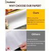 imageKatbite Unbleached Parchment Paper Roll 15in x 242ft 300 SqFt NonStick with Serrated Cutter for Baking Cooking Air FryerWhite