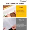 imageKatbite Unbleached Parchment Paper Roll 15in x 242ft 300 SqFt NonStick with Serrated Cutter for Baking Cooking Air FryerWhite